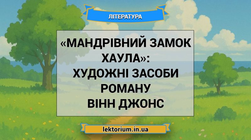 «Мандрівний замок Хаула»_ ХУДОЖНІ ЗАСОБИ роману Вінн Джонс