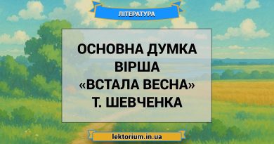 Основна думка вірша «Встала весна» Т. Шевченка