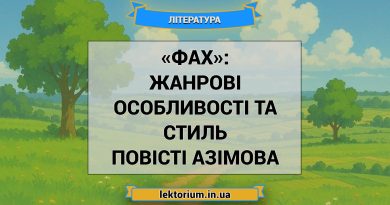 «Фах»_ ЖАНРОВІ ОСОБЛИВОСТІ ТА СТИЛЬ повісті Азімова