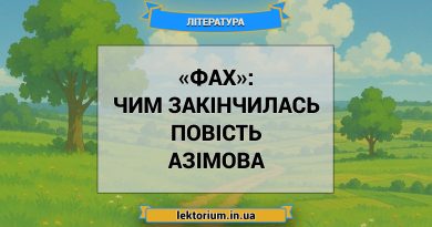 «Фах»_ ЧИМ ЗАКІНЧИЛАСЬ повість Азімова