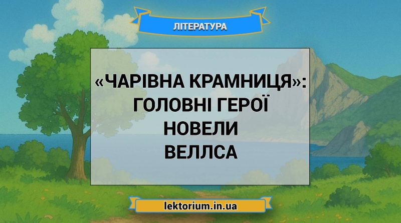 «Чарівна крамниця»_ ГОЛОВНІ ГЕРОЇ новели Веллса