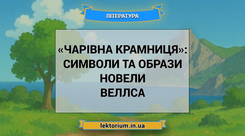 «Чарівна крамниця»_ СИМВОЛИ ТА ОБРАЗИ новели Веллса
