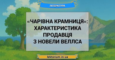 «Чарівна крамниця»_ ХАРАКТЕРИСТИКА ПРОДАВЦЯ з новели Веллса
