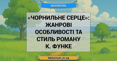 «Чорнильне серце»_ ЖАНРОВІ ОСОБЛИВОСТІ ТА СТИЛЬ роману К. Функе