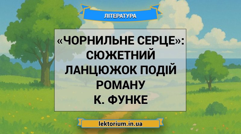 «Чорнильне серце»_ СЮЖЕТНИЙ ЛАНЦЮЖОК ПОДІЙ роману К. Функе