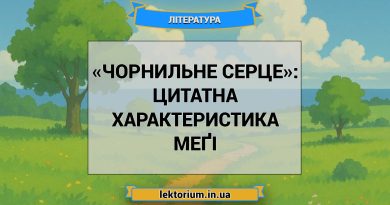 «Чорнильне серце»_ ЦИТАТНА ХАРАКТЕРИСТИКА МЕҐІ
