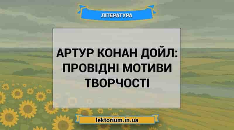 Артур Конан Дойл_ провідні мотиви творчості