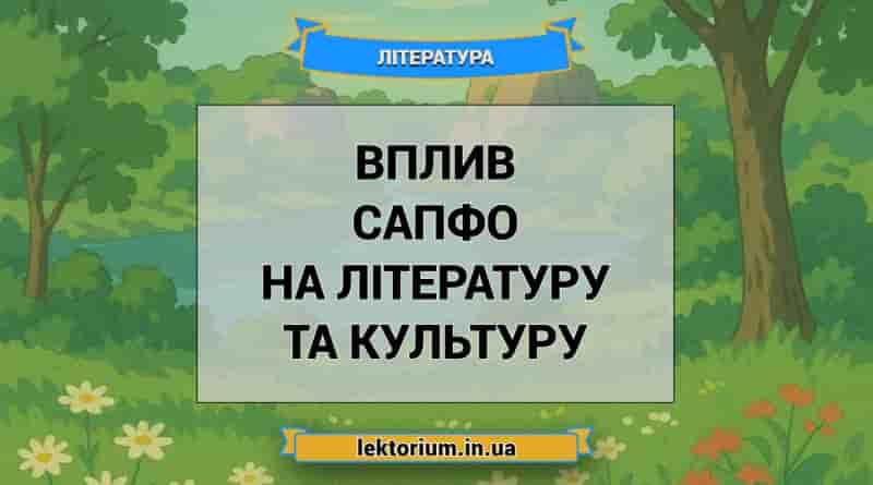 Вплив Сапфо на літературу та культуру