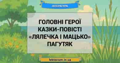 Головні герої казки-повісті «Лялечка і Мацько» Пагутяк