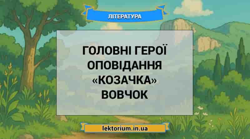 Головні герої оповідання «Козачка» Вовчок