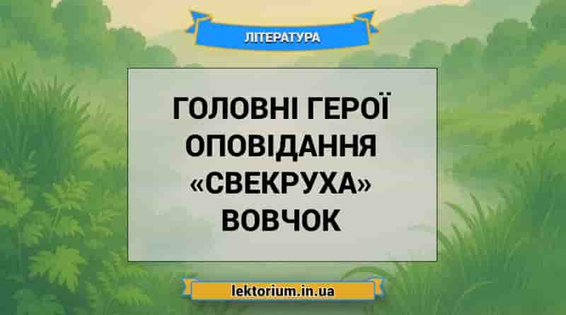 Головні герої оповідання «Свекруха» Вовчок