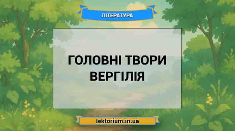 Головні твори Вергілія