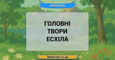 Головні твори Есхіла