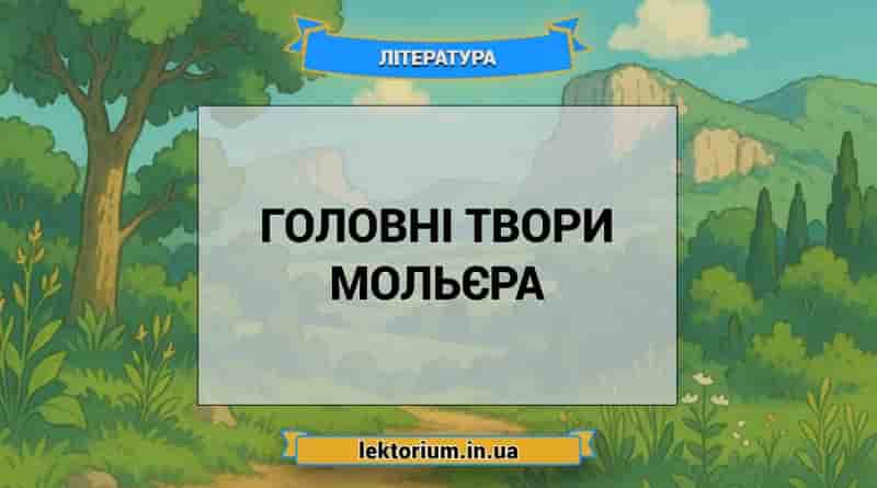 Головні твори Мольєра