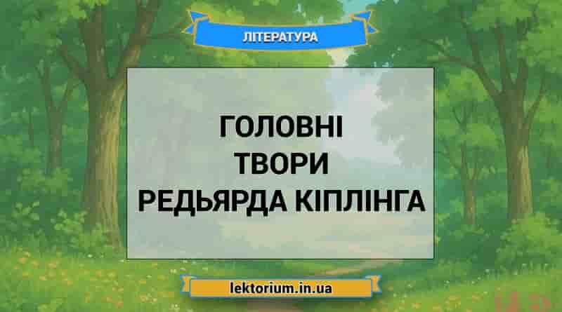 Головні твори Редьярда Кіплінга