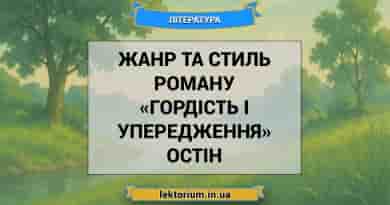 Жанр та стиль роману «Гордість і упередження» Остін