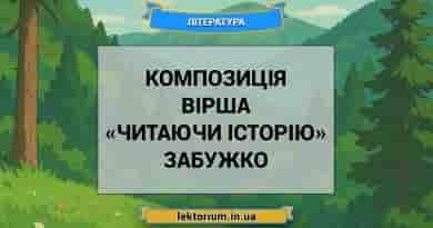Композиція вірша «Читаючи історію» Забужко