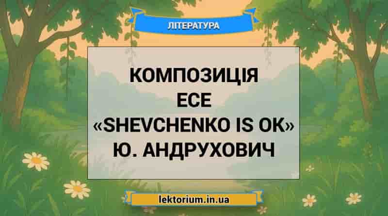 Композиція есе «Shevchenko is OK» Ю. Андрухович