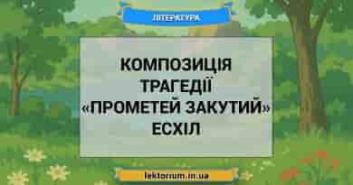 Композиція трагедії «Прометей закутий» Есхіл