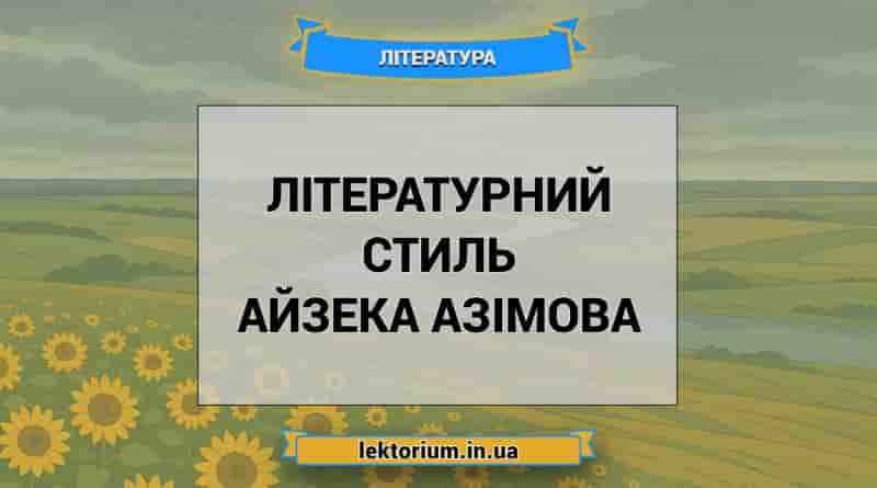 Літературний стиль Айзека Азімова