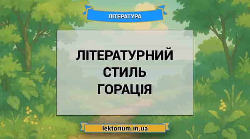 Літературний стиль Горація