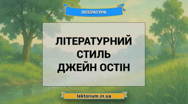 Літературний стиль Джейн Остін