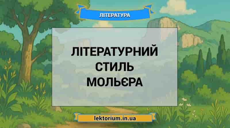 Літературний стиль Мольєра