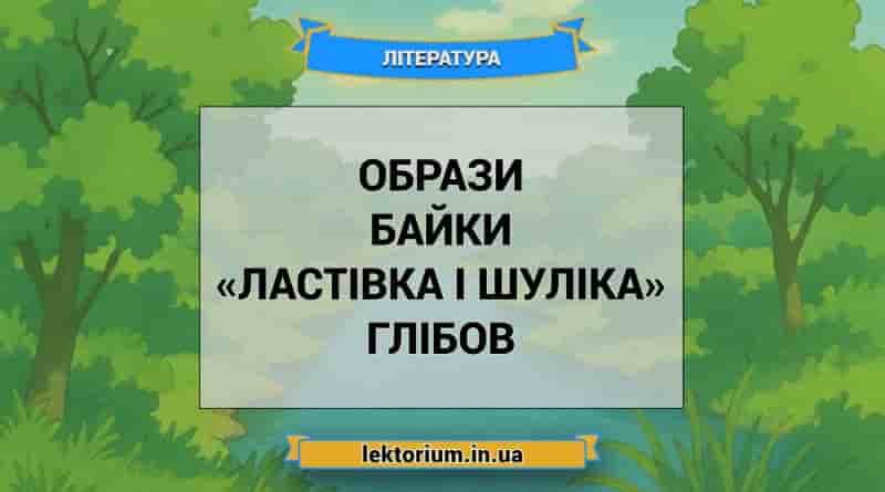 Образи байки «Ластівка і Шуліка» Глібов