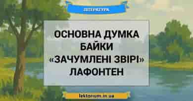 Основна думка байки «Зачумлені звірі» Лафонтен