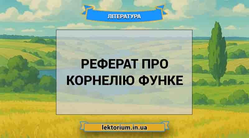 Реферат про Корнелію Функе