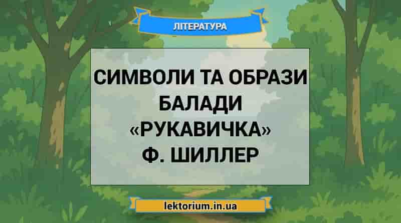 Символи та образи балади «Рукавичка» Ф. Шиллер