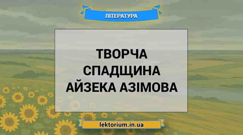 Творча спадщина Айзека Азімова