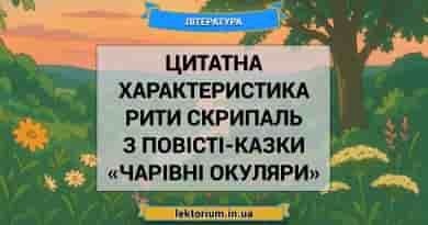 Цитатна характеристика Рити Скрипаль з «Чарівні окуляри»