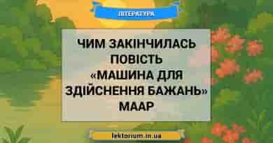 Чим закінчилась повість «Машина для здійснення бажань» Маар