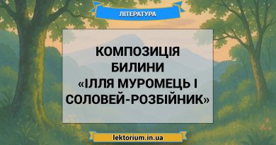 Композиція билини «Ілля Муромець і Соловей-розбійник»