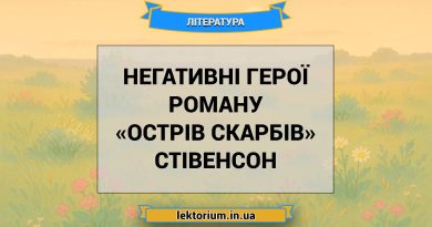 Негативні герої роману «Острів скарбів» Стівенсон