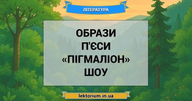 Образи п'єси «Пігмаліон» Шоу