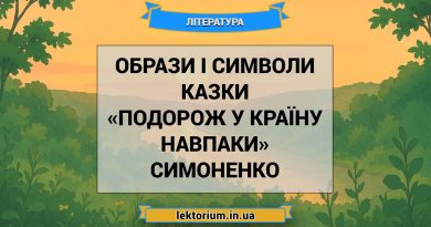 Образи і символи казки «Подорож у країну Навпаки» Симоненко