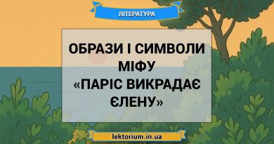 Образи і символи міфу «Паріс викрадає Єлену»
