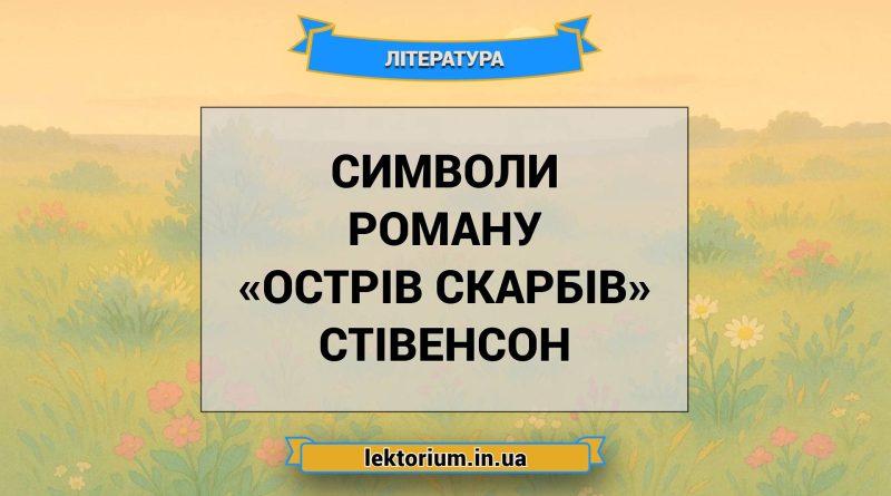 Символи роману «Острів скарбів» Стівенсон