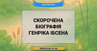 Скорочена біографія Генріка Ібсена
