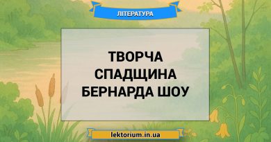 Творча спадщина Бернарда Шоу