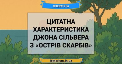 Цитатна характеристика Джона Сільвера з «Острів скарбів»