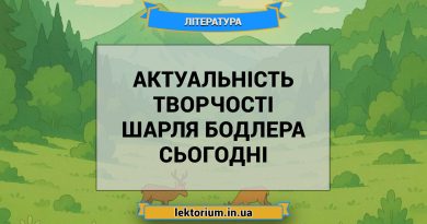 Актуальність творчості Шарля Бодлера сьогодні