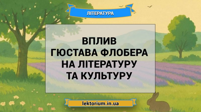 Вплив Гюстава Флобера на літературу та культуру