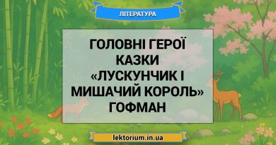 Головні герої казки «Лускунчик і Мишачий король» Гофман