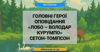 Головні герої оповідання «Лобо – володар Курумпо» Сетон-Томпсон