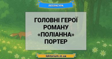 Головні герої роману «Поліанна» Портер