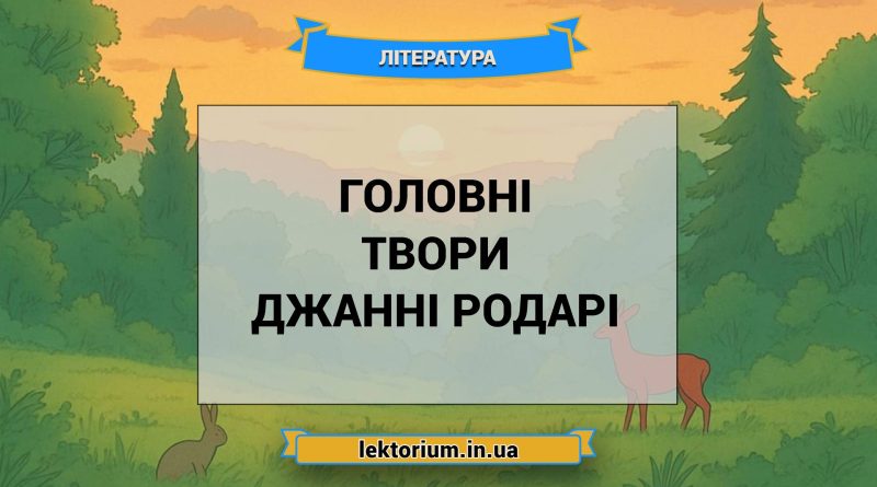 Головні твори Джанні Родарі