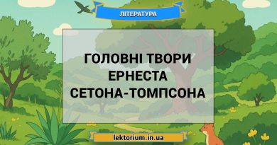 Головні твори Ернеста Сетона-Томпсона